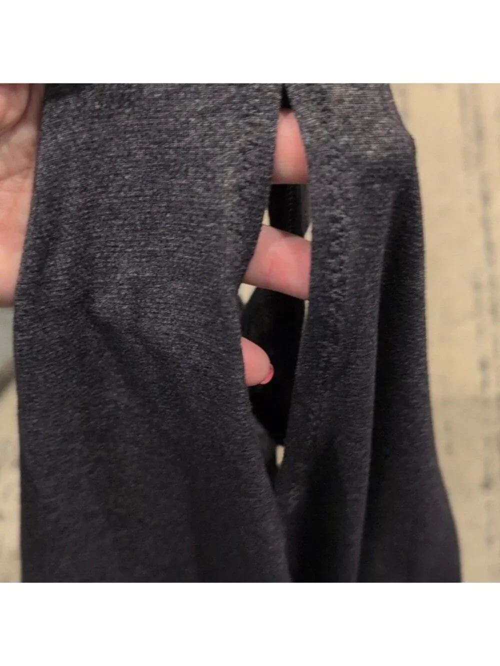 Lululemon Salute the Sun Tank Heathered Black